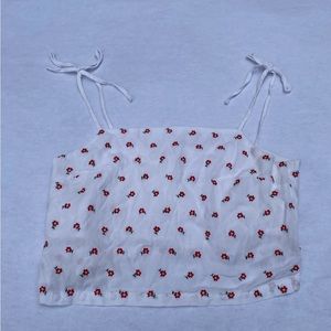Floral crop top